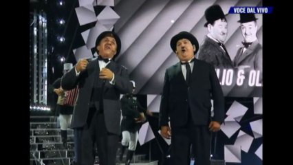 Tale e Quale Show: Cirilli-Paolantoni omaggio a Stanlio e Ollio