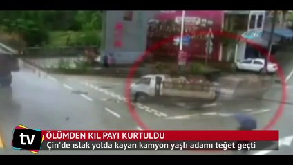 Ölümden kıl payı ile kurtuldu
