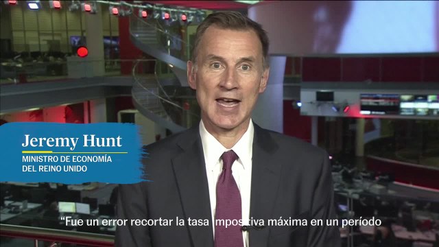 Jeremy Hunt anuncia que habrá subida de impuestos en el Reino Unido