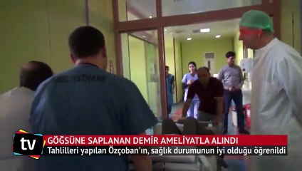 Göğsünden girip, sırtından çıktı