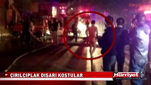 KENDİLERİNİ HAMAMDAN ÇIRILÇIPLAK DIŞARI ATTILAR