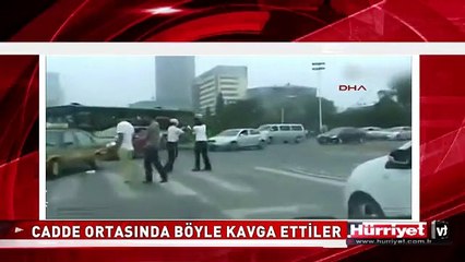 İKİ KADIN TRAFİK POLİSİ BİRBİRİNE GİRDİ