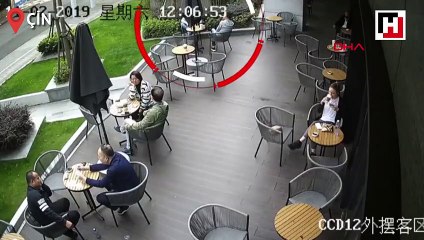 Kahve içerken ölümden döndüler