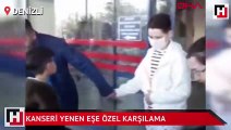 Kanseri yenen eşe özel karşılama