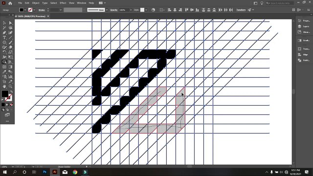 How To Design Your Logo Letters In Any Shape _ Monogram Logo Design _ Adobe Illustrator Tutorials