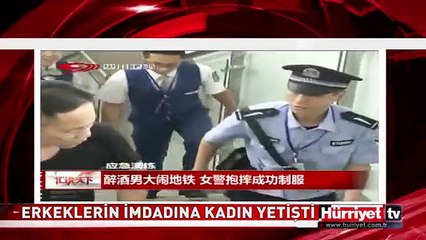 ERKEK POLİSLERİN YAPAMADIĞINI BU KADIN YAPTI