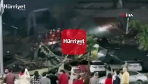 Çin'de corona virüs hastalarının kaldığı otel çöktü