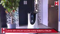 Çin’de bir otelde salgına karşı robotlu önlem