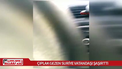 Şanlıurfa'da çıplak genç şaşkınlığı