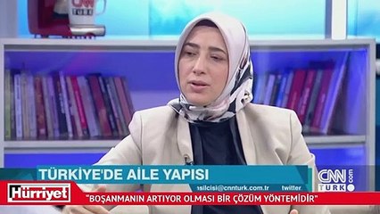 Özlem Zengin "Boşanmanın artıyor olması bir çözüm yöntemidir." dedi