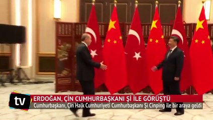 Cumhurbaşkanı Erdoğan, Çin Cumhurbaşkanı Şi ile görüştü
