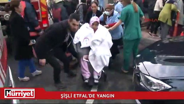 Şişli Etfal Hastanesi'nde yangın