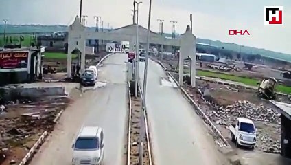 Çobanbey sınır kapısının karşısında patlama