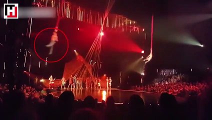 Cirque du Soleil’de şok! Dansçı metrelerce yükseklikten düştü