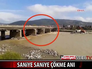 ÇÖKME ANI KAMERALARA BÖYLE YANSIDI