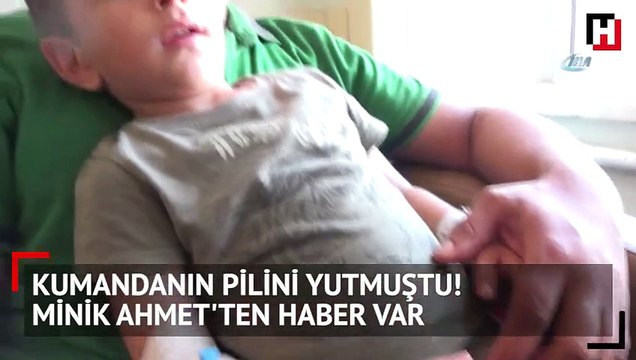 Minik Ahmet Eren yuttuğu pilden kurtuldu, herkes rahat bir nefes aldı