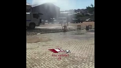 TOMA serinlemek isteyen çocukları kırmadı!