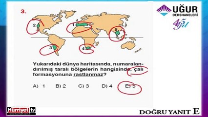 COĞRAFYA SORULARININ ÇÖZÜMLERİ