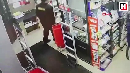 Markette korku dolu anlar