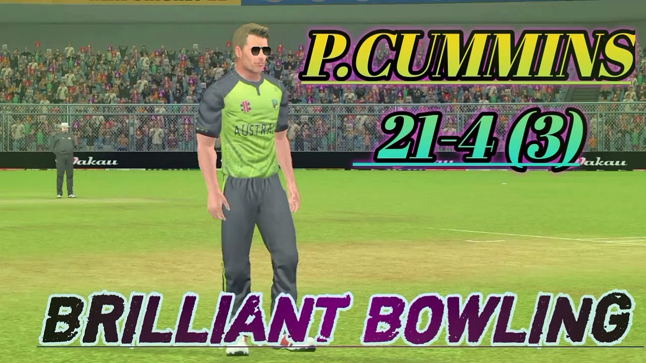 P. Cummins take 4 wicket in 3 over #dailymotion #viral