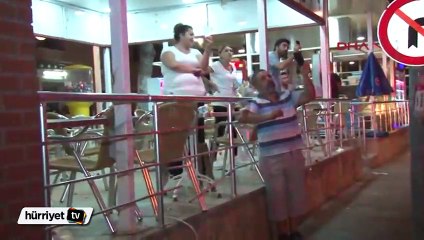 Çocuk hastanesi karşısında korkutan yangın