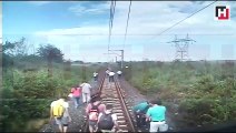 Tren kamerasından Çorlu kazası