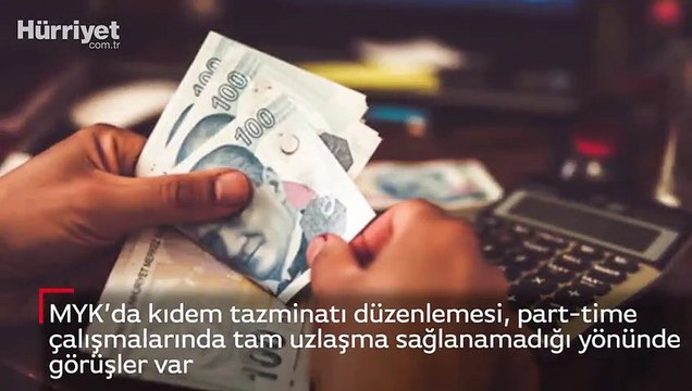 Kıdem tazminatı ve part-time çalışma için düzenleme