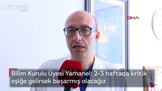 Bilim Kurulu Üyesi Yamanel: 2-3 haftada kritik eşiğe gelirsek başarmış olacağız