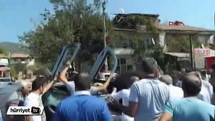 Kazada yaralanan küçük kız annesine ağladı