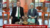 Erdoğan ve eşi canlı yayına bağlandı: 'Böyle bir kampanyaya destek vermememiz düşünülebilir mi?'
