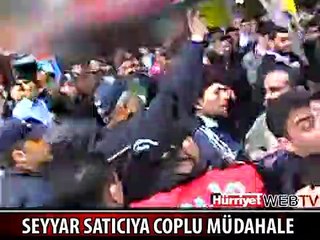 SEYYAR SATICIYA COPLU BİBER GAZLI MÜDAHALE