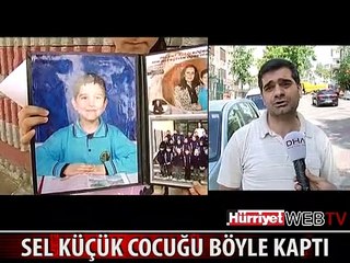 ÜSKÜDAR'DA KÜÇÜK ÇOCUK SELE BÖYLE KAPILDI
