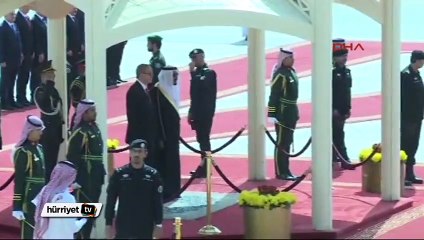 Cumhurbaşkanı Erdoğan Riyad'da resmi törenle karşılandı