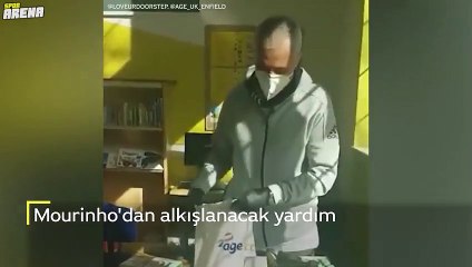 Mourinho'yu böyle görmediniz! Corona virüsü günlerinde...