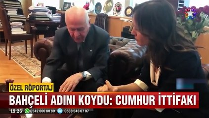 Bahçeli, 'seçim ittifakı' formülünü kağıt üzerinde çizerek anlattı