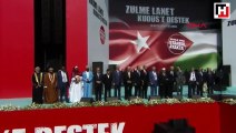 Cumhur İttifakı liderleri Yenikapı miting alanında