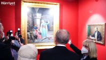 Cumhurbaşkanı Erdoğan, Ankara Devlet Resim ve Heykel Müzesi'ni gezdi