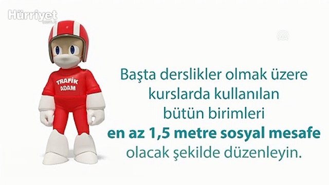 MEB, ehliyet kursu ve sınavlarında alınacak koronavirüs önlemlerini açıkladı