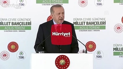 Download Video: Cumhurbaşkanı Erdoğan, Millet Bahçeleri'nin açılış töreninde konuştu