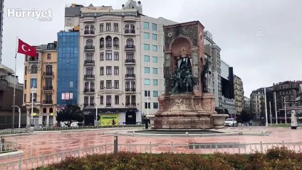 İstanbul sokaklarında sessizlik hakim