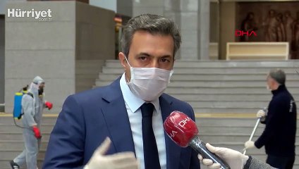 İstanbul Adalet Sarayı'nda corona virüs önlemleri