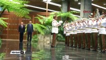 Cumhurbaşkanı Erdoğan Küba'da resmi törenle karşılandı