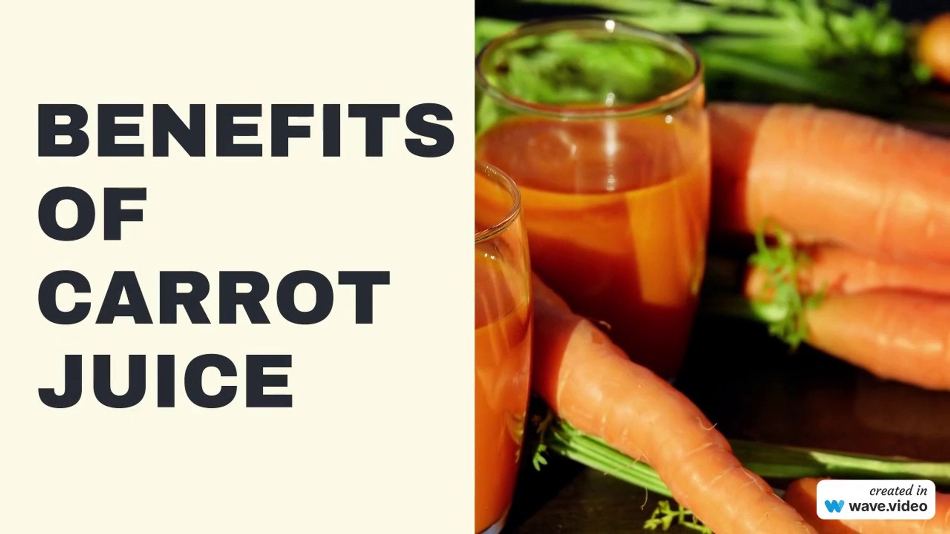 Benefits of Carrot Juice I Cure with Carrot Juice - video Dailymotion