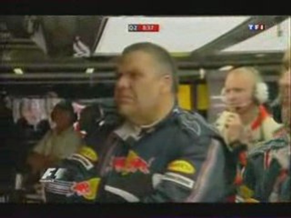 Mark Webber sortie Q2 Melbourne 2008