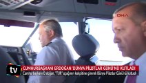 Cumhurbaşkanı Erdoğan kokpitten 'Dünya Pilotlar Günü'nü kutladı