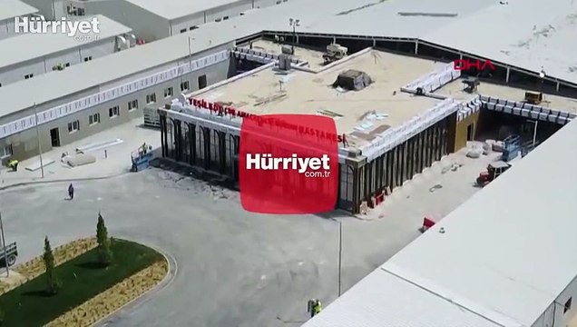 Yeşilköy'deki hastane inşaatında sona yaklaşıldı