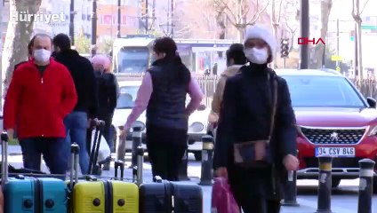 Millet Caddesi'nde Corona Virüsü önlemlerini hiçe saydılar