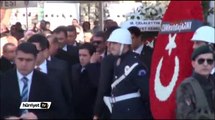 Şehit polisin cenaze törenine Erdoğan da katıldı