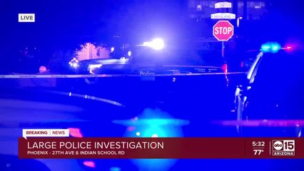 Heavy police presence near 27th Ave and Camelback