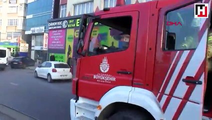 D-100'de otomobil alev alev yandı